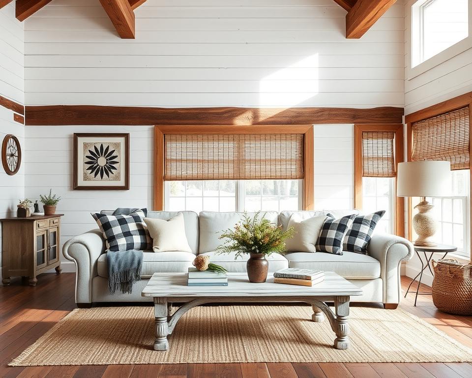 farmhouse chic interior design
