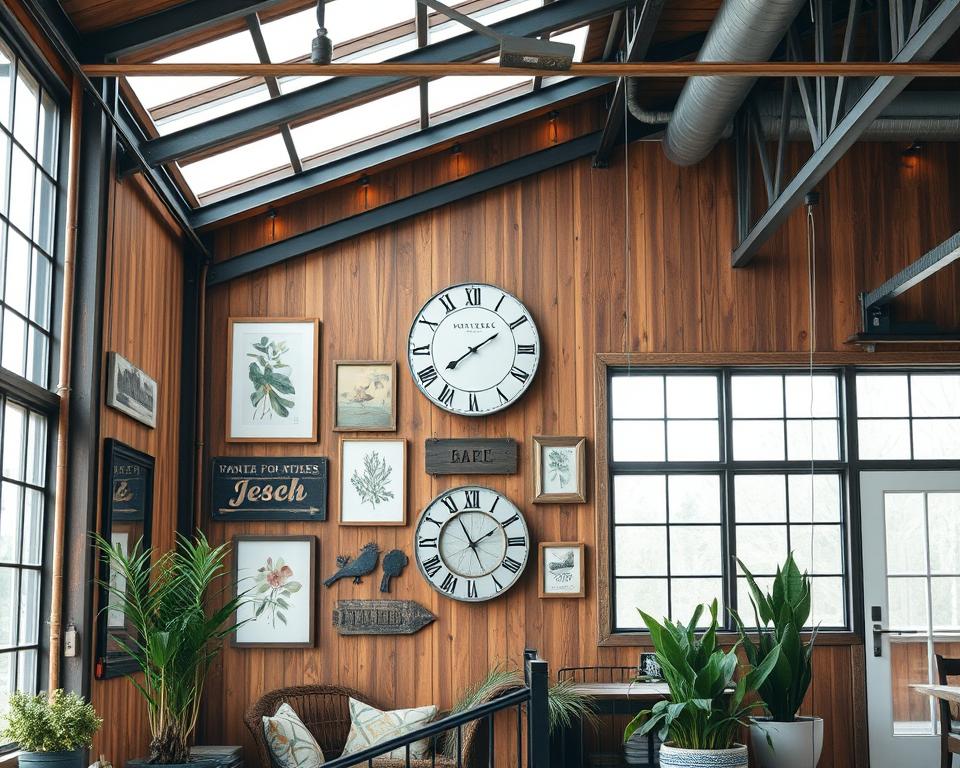 industrial farmhouse decor