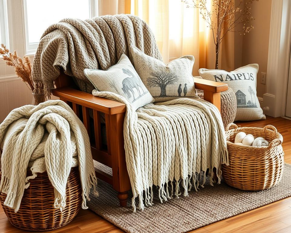 DIY textile projects for a cozy feel