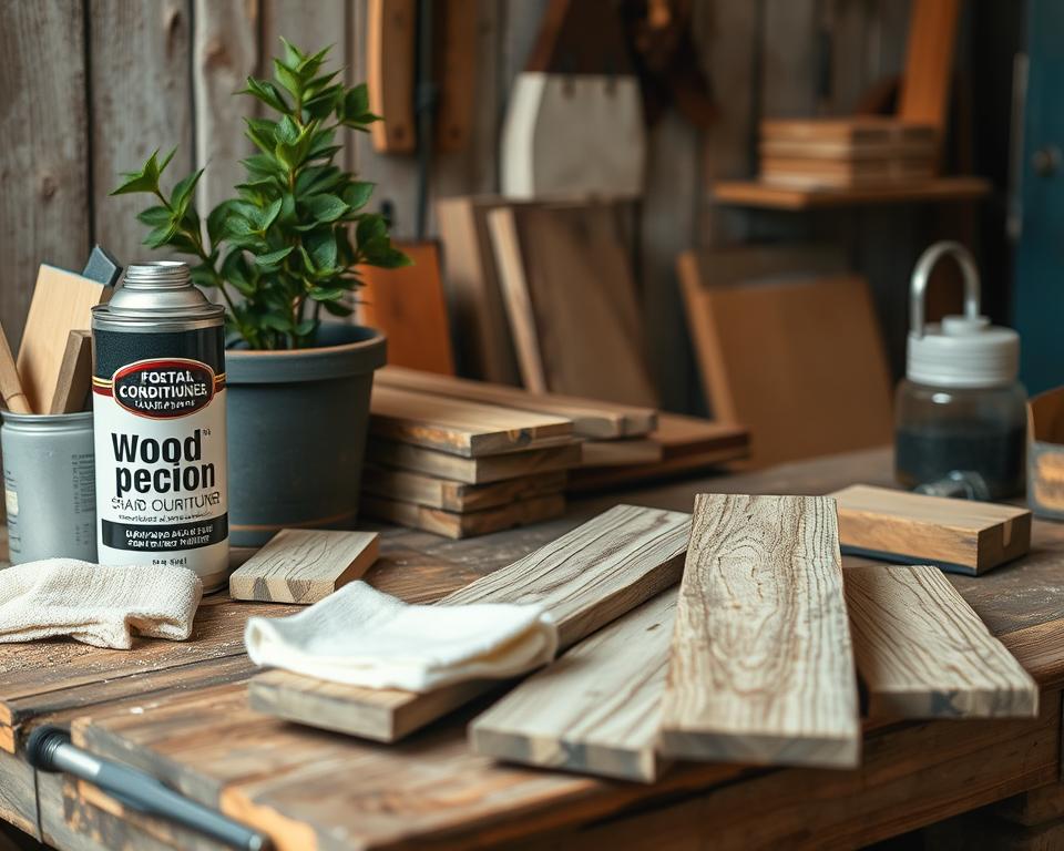 distressed wood decor maintenance