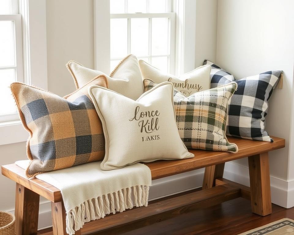 farmhouse accent pillows