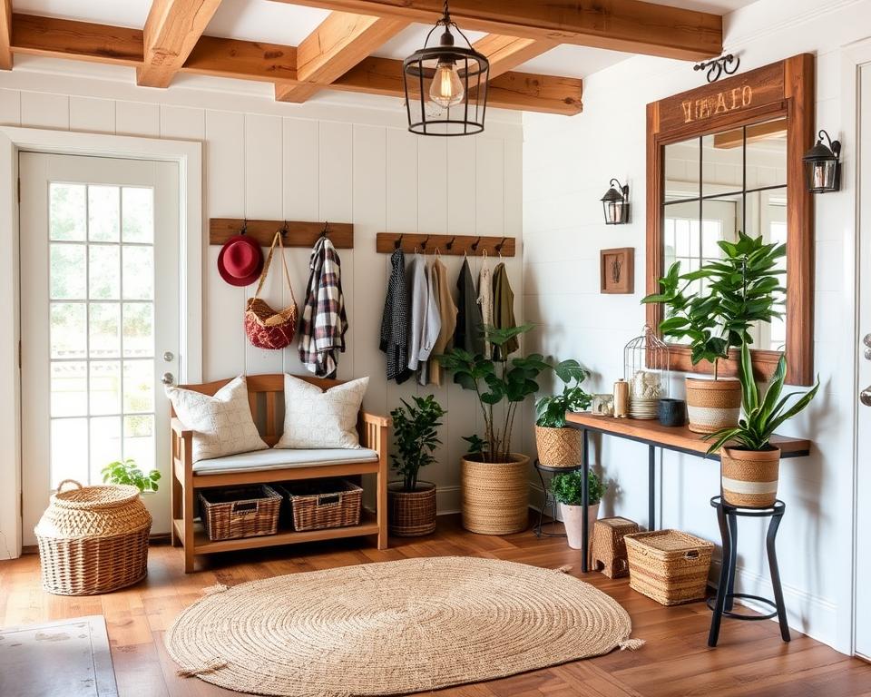 farmhouse entryway decor