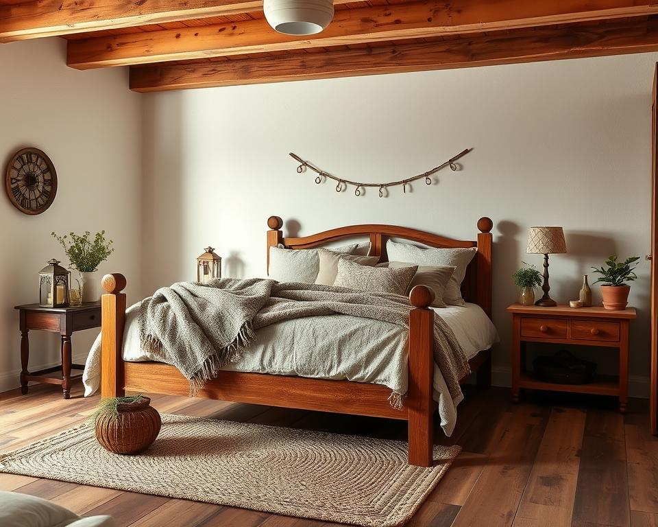 rustic chic bedroom decor
