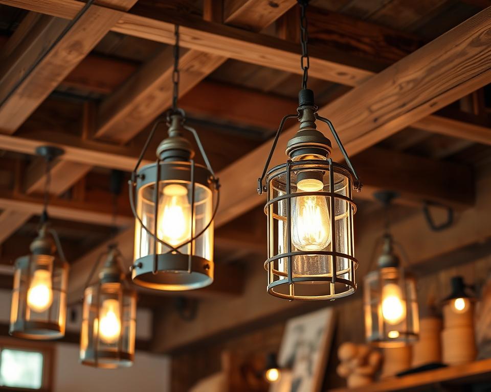 rustic farmhouse lighting