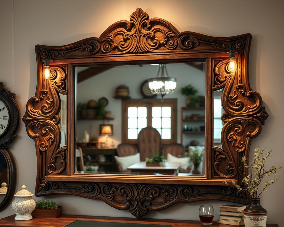 rustic farmhouse mirror