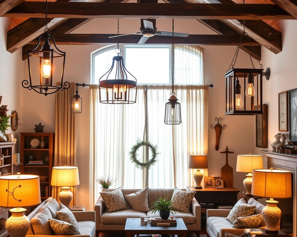 rustic lighting fixtures