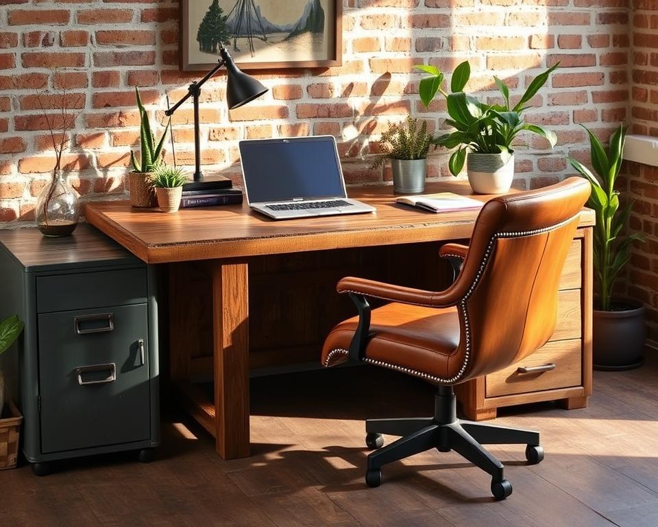 rustic office furniture