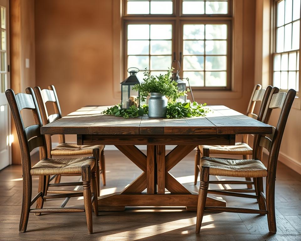 Farmhouse dining table