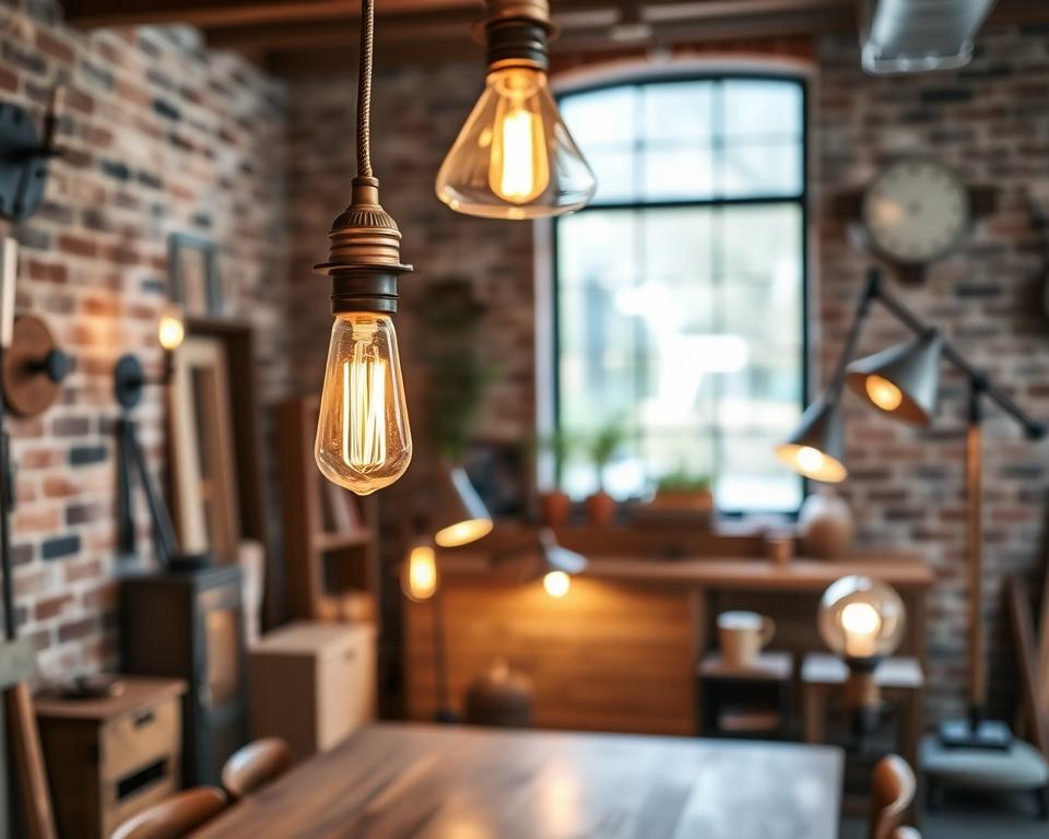 Industrial farmhouse lighting