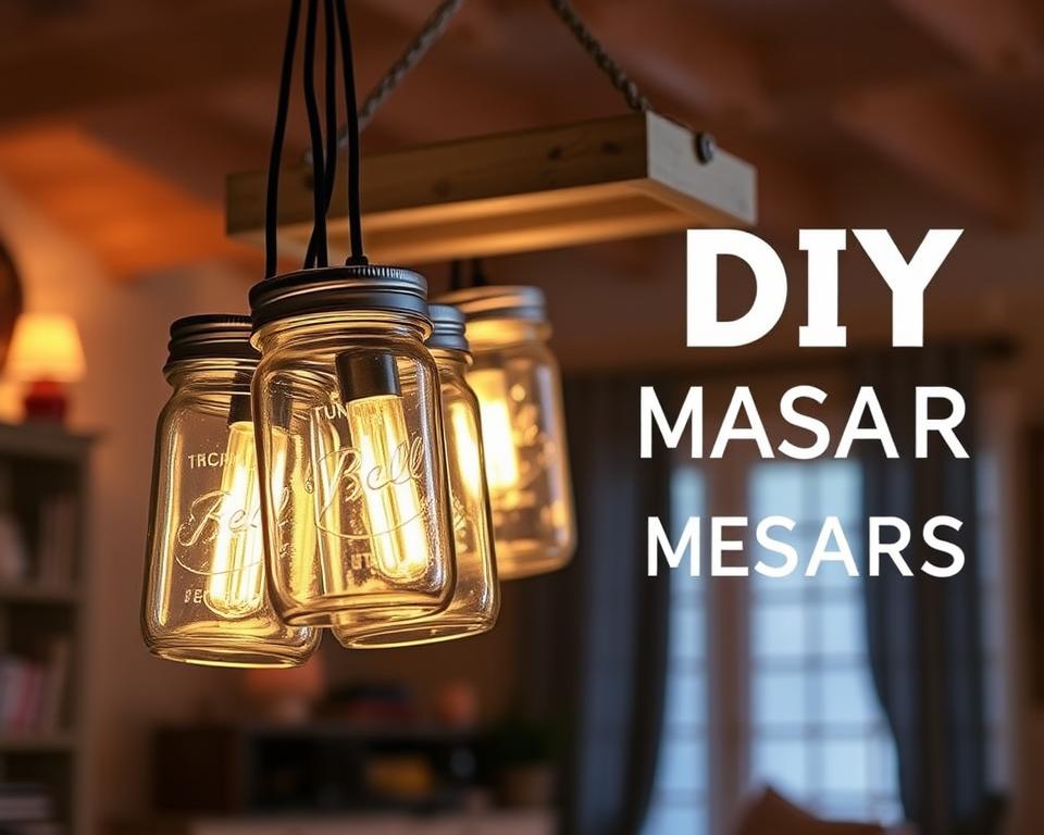Mason jar light fixtures