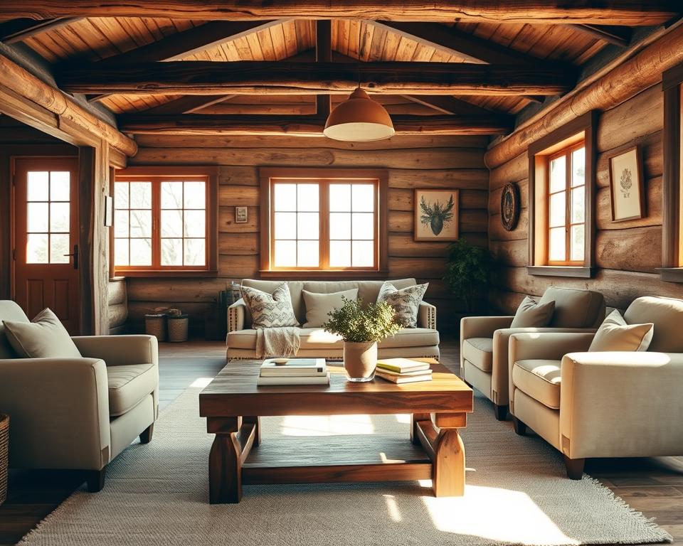 Minimal Rustic Living Room