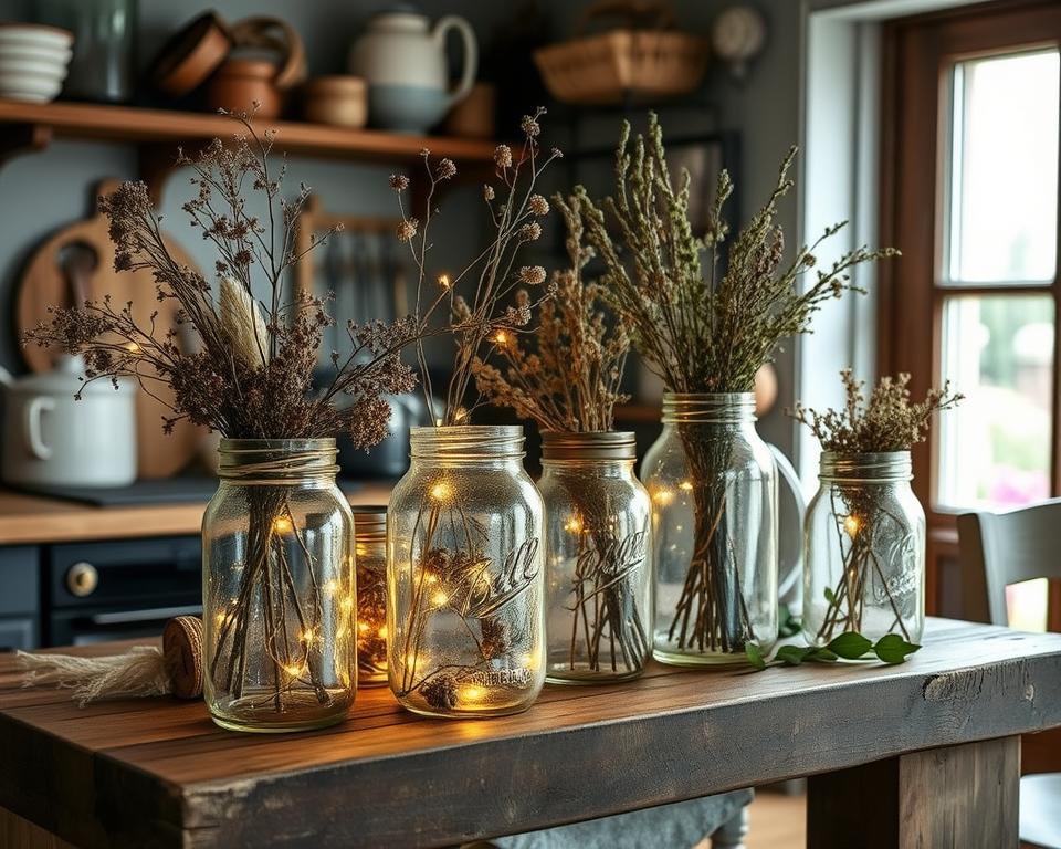 mason jars