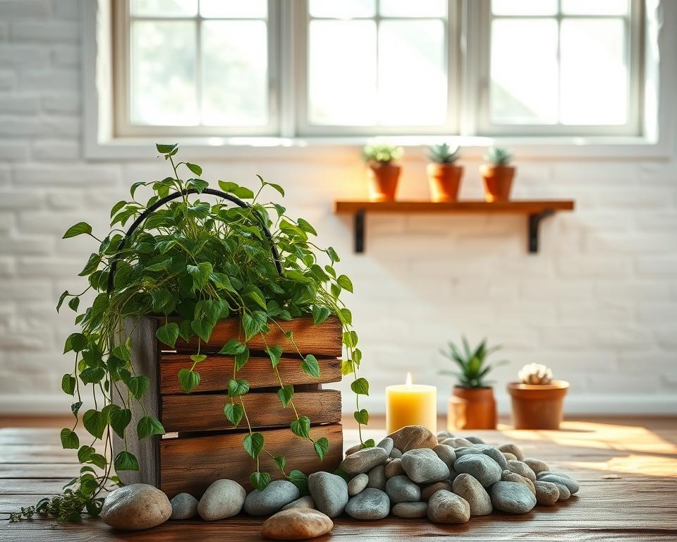 rustic-minimalist-plant-decor